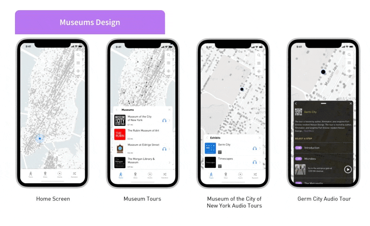 Final Urban Archive app design